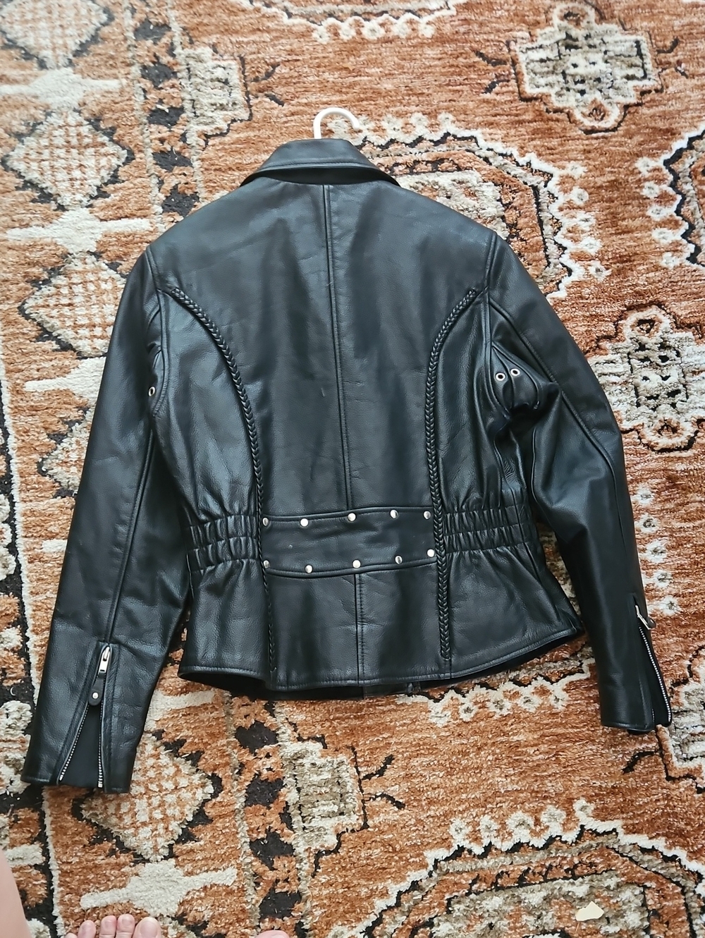First Classics Women's Leather Motorcycle Jacket Sz M - Picture 2 of 12